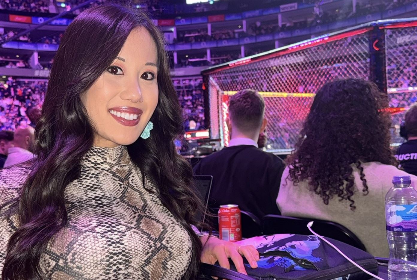 Helen Yee v práci, v UFC.