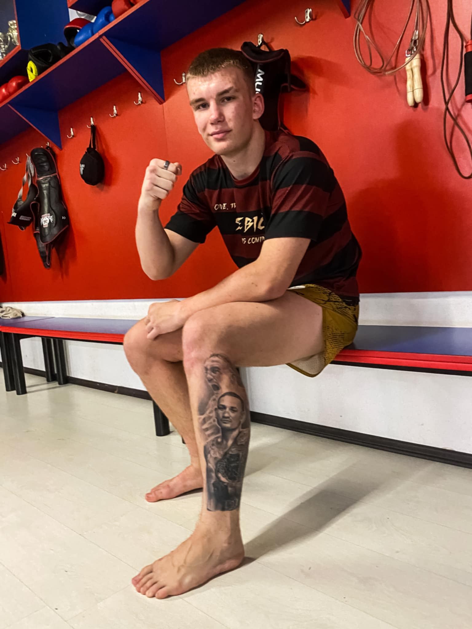 Český reprezentant Sebastien Macháček.