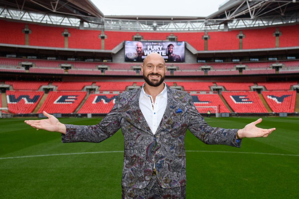 Tyson Fury ve Wembley.