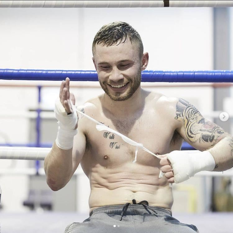 Carl Frampton po tréninku.