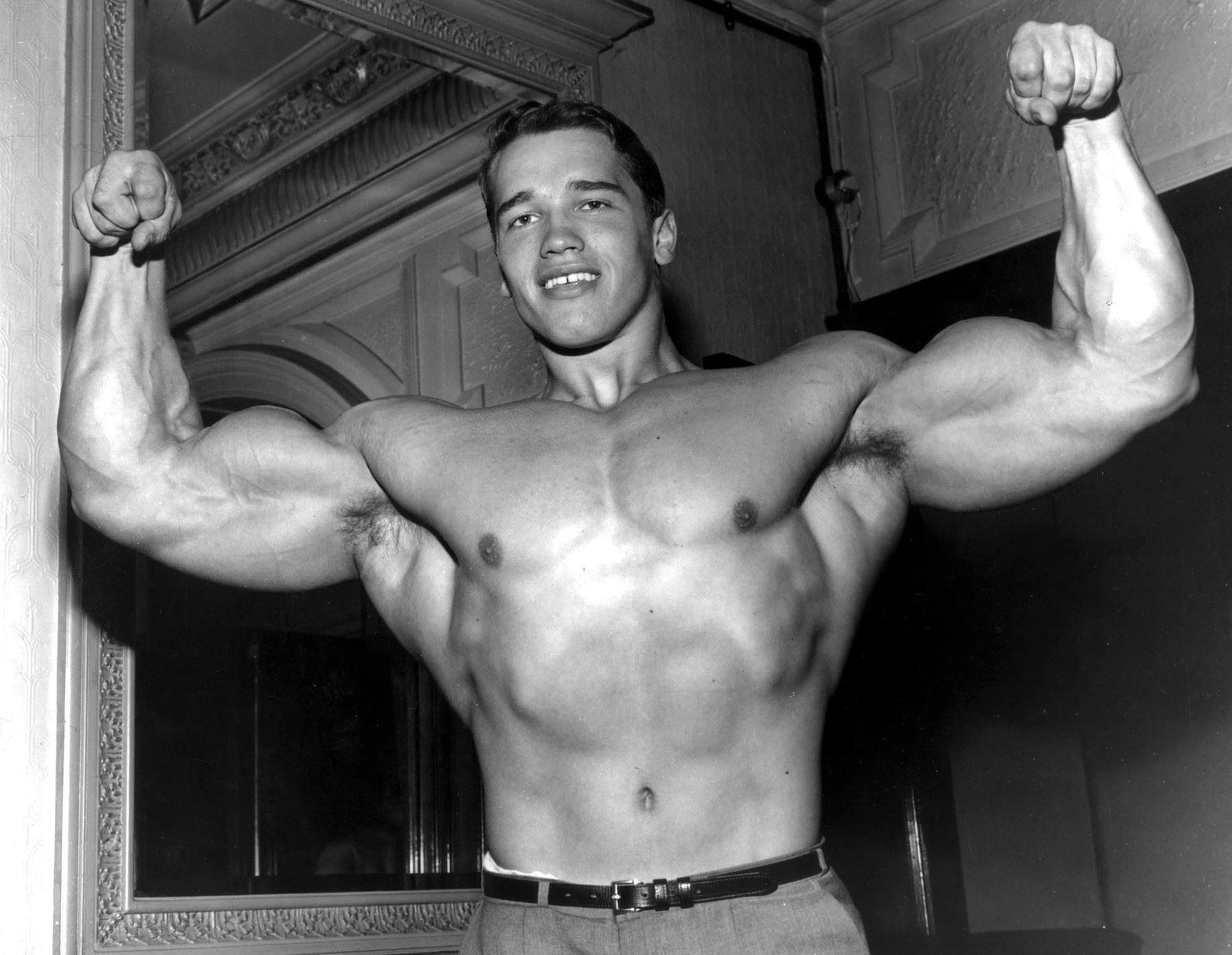 Arnold Schwarzenegger a slavná kariéra začínala.