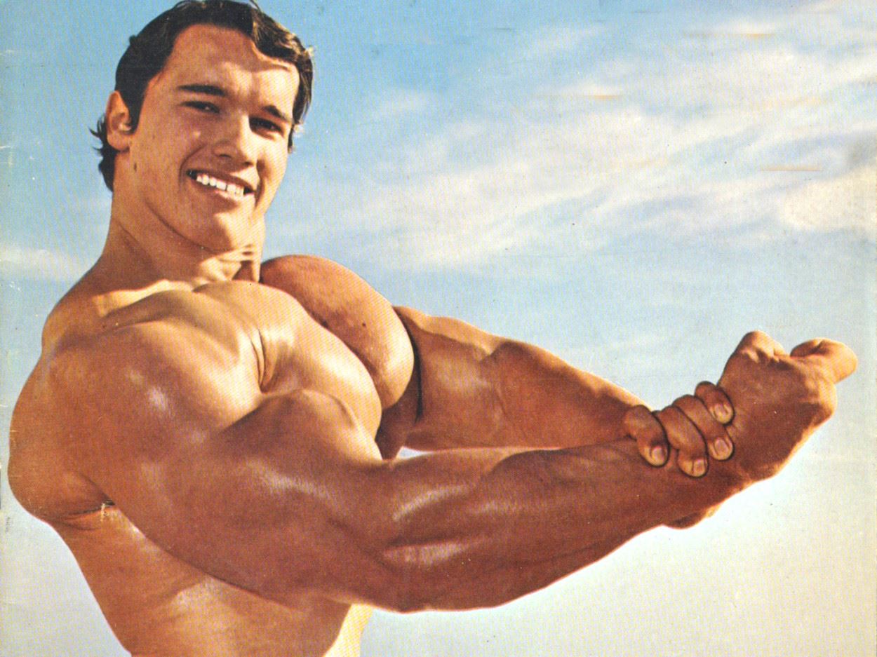 Arnold Schwarzenegger a jeho životní forma.