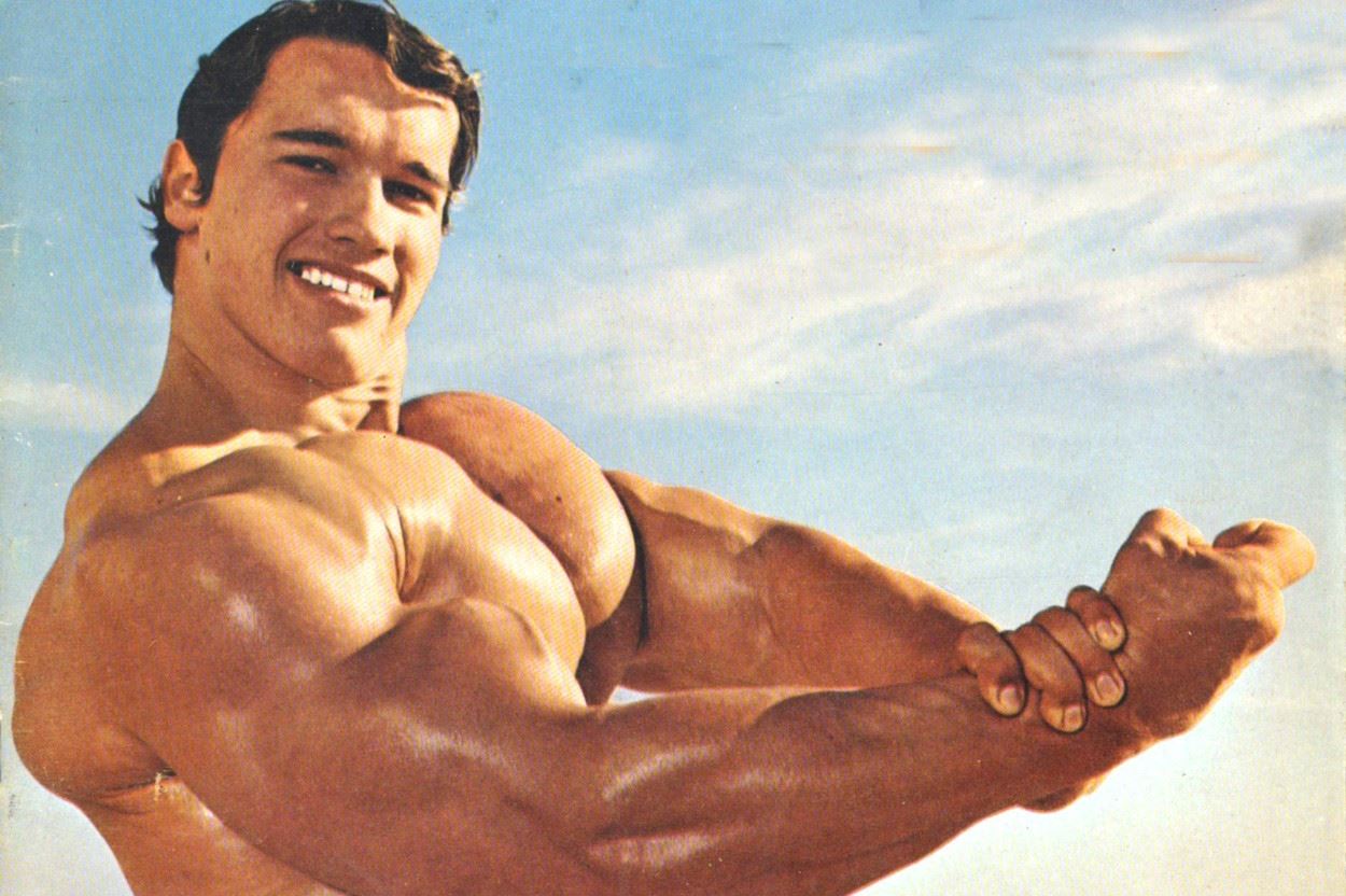 Arnold Schwarzenegger, kulturistická legenda.