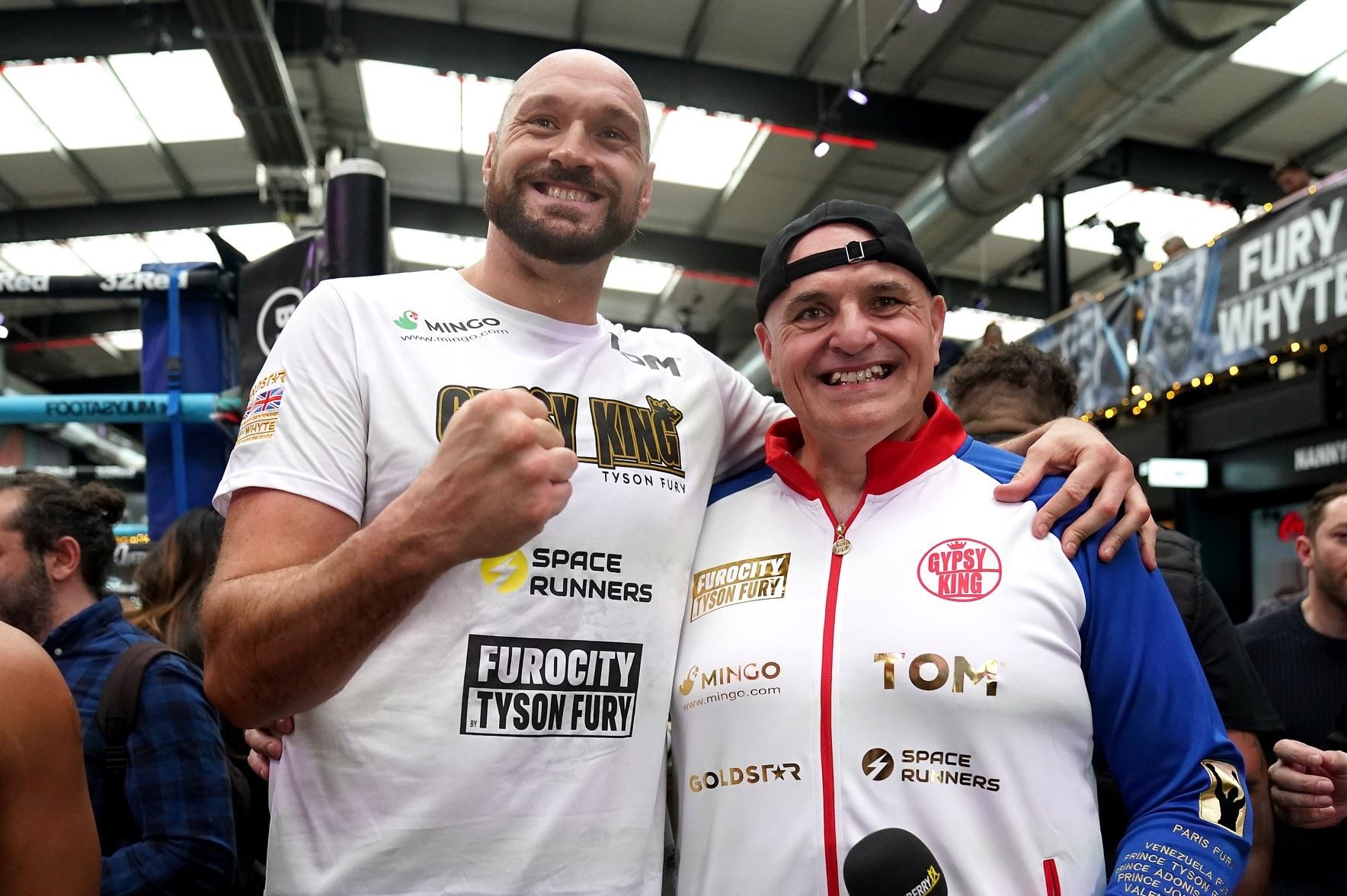Syn a táta. Tyson Fury a John Fury.