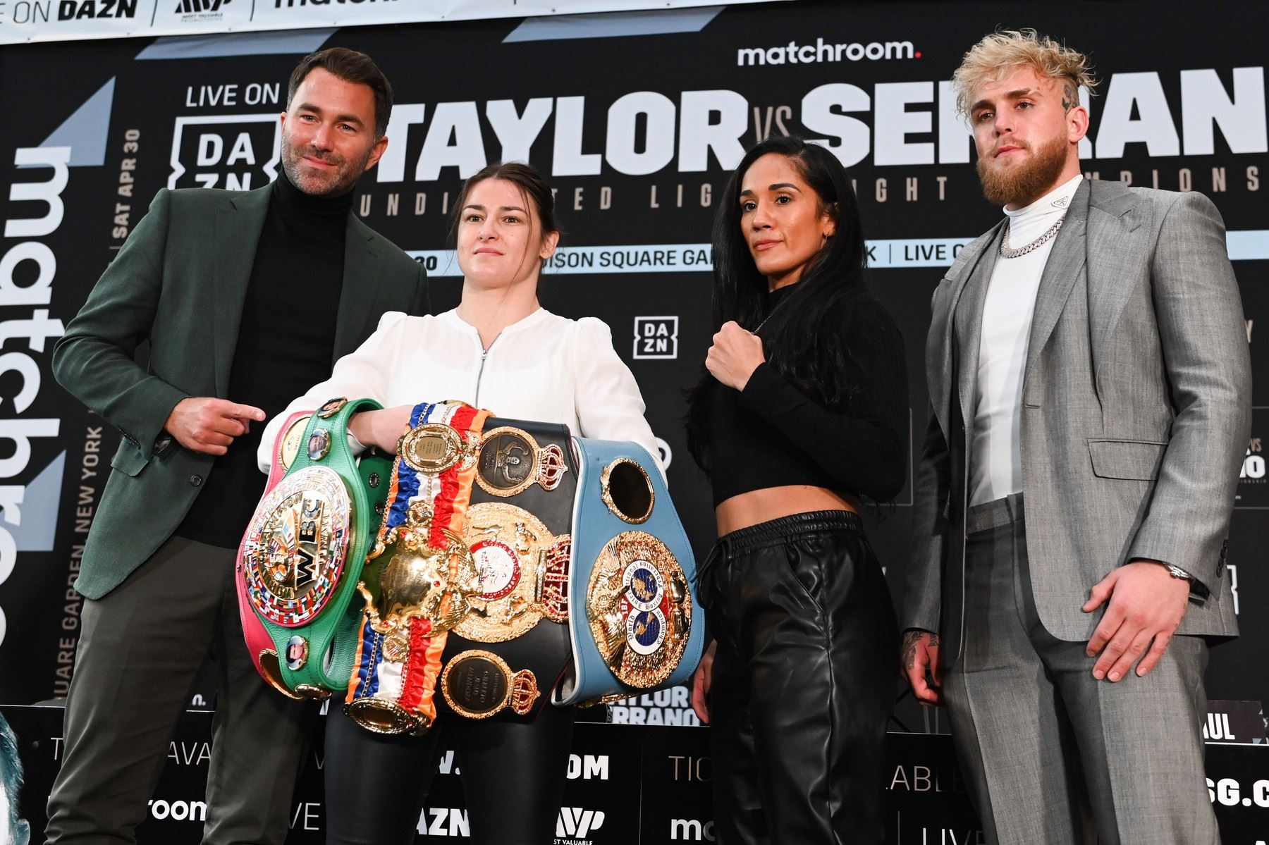 Katie Taylor vs. Amanda Serrano.