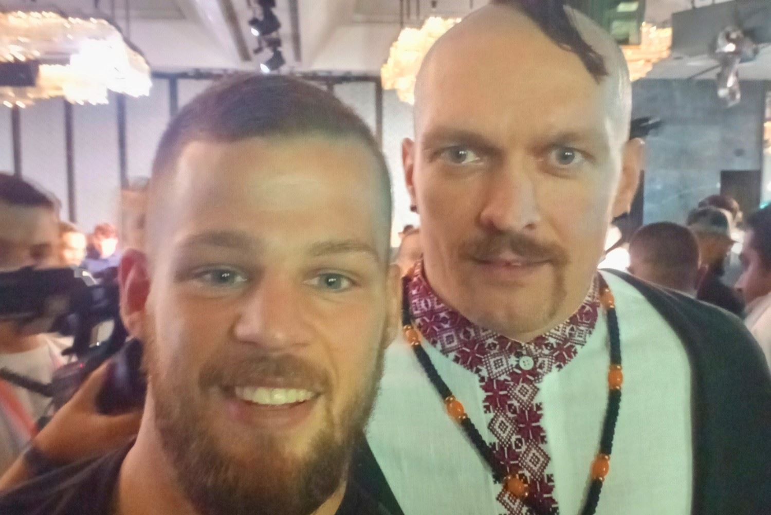 Jurko a šampion Usyk.