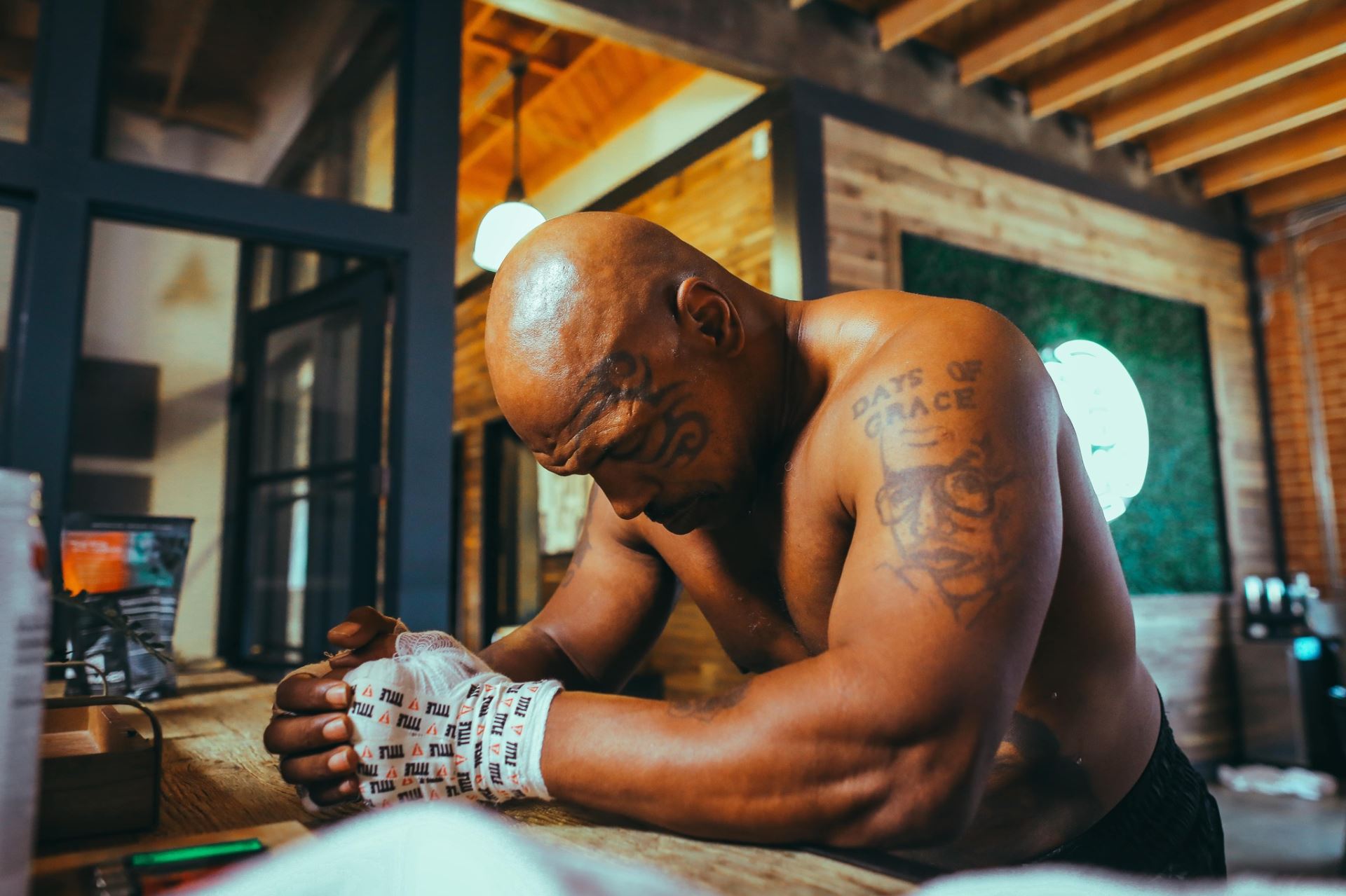 Legendární Mike Tyson.