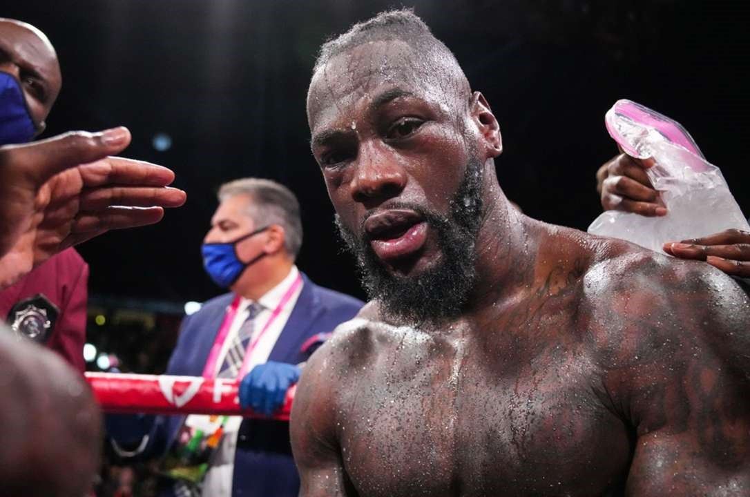 Deontay Wilder po zápase.