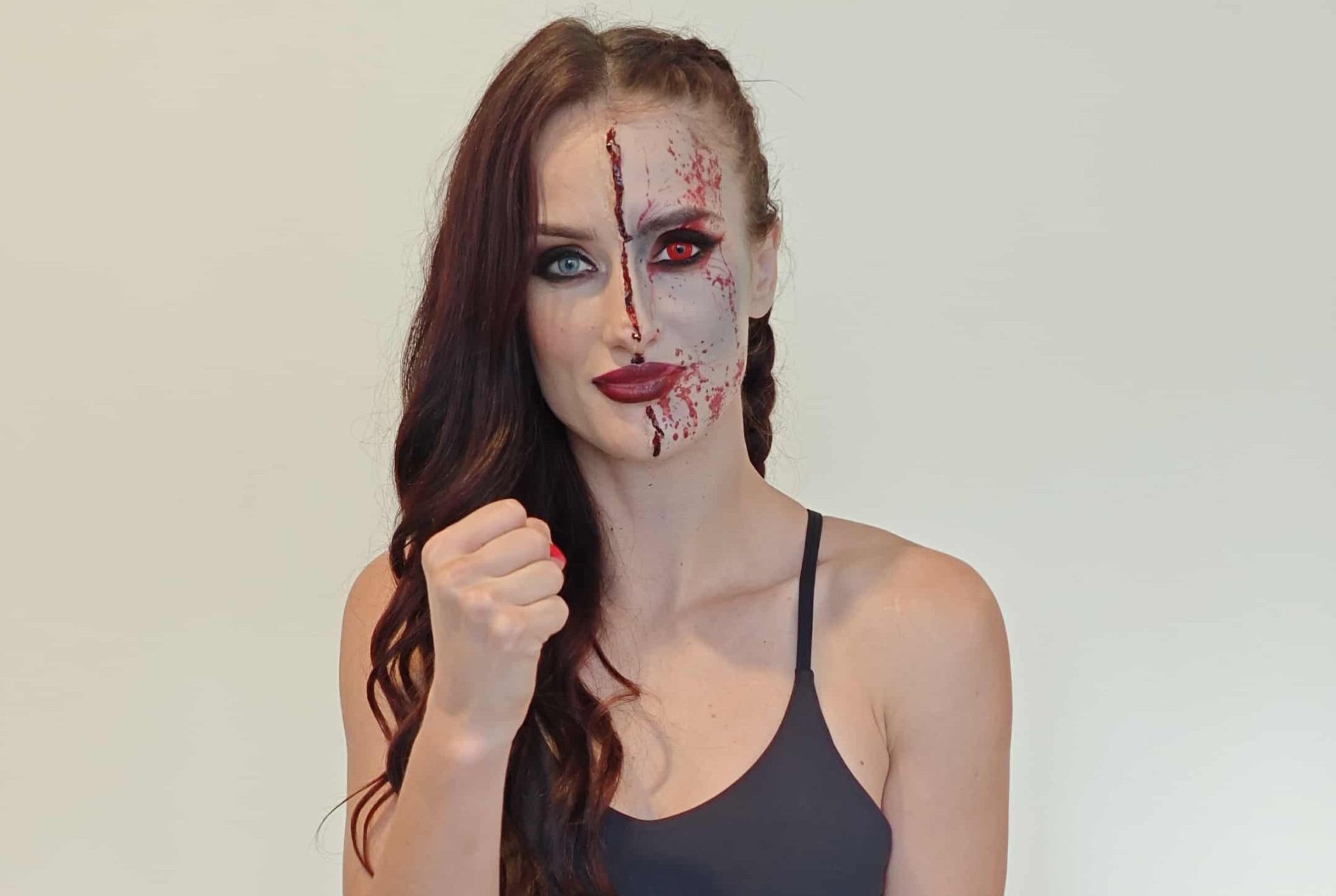 Monika Chochlíková před vážením.