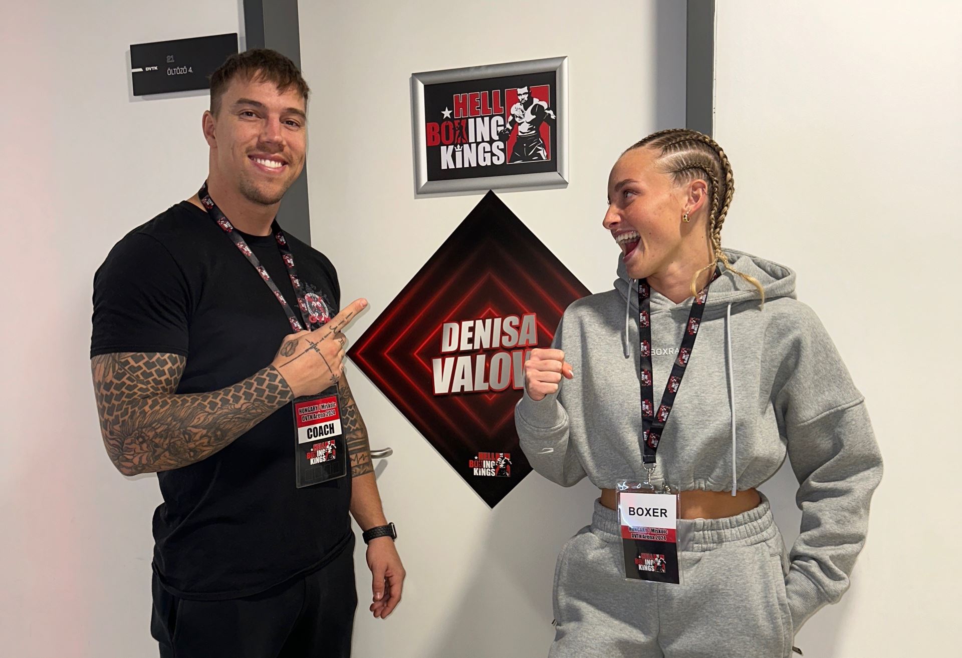 Denisa Valová s přítelem Kryštofem Novákem.