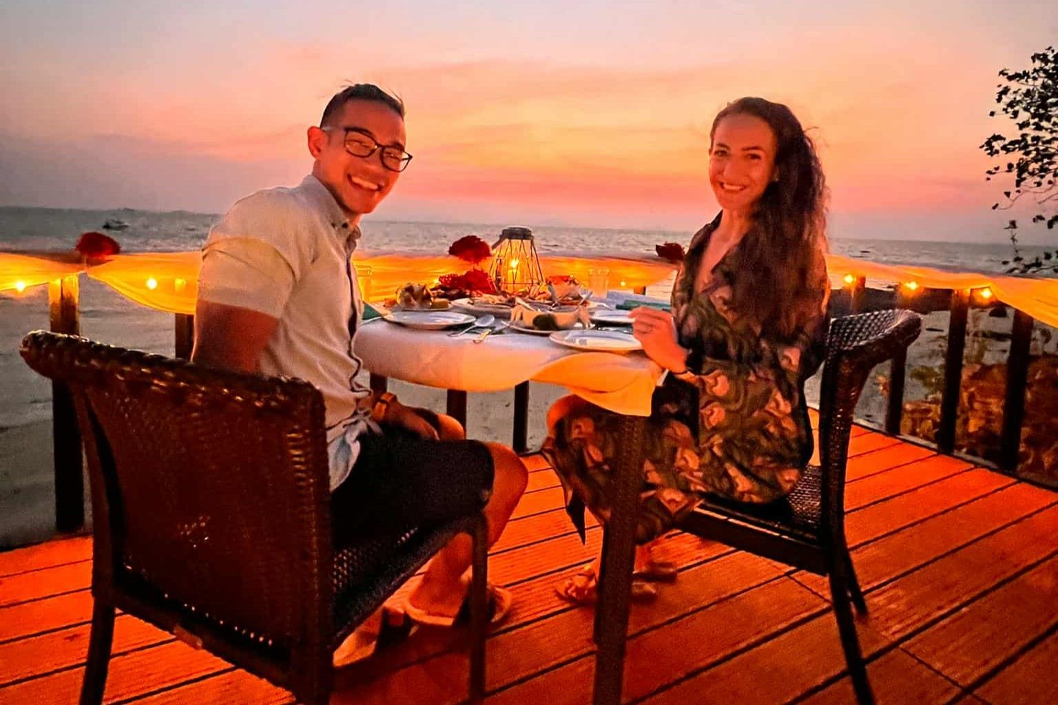 Manželé. Eva Nguyen a Tomík Nguyen.