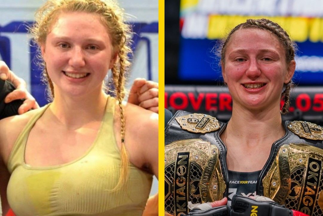 Lucia Szabová v letech 2018 a 2026.