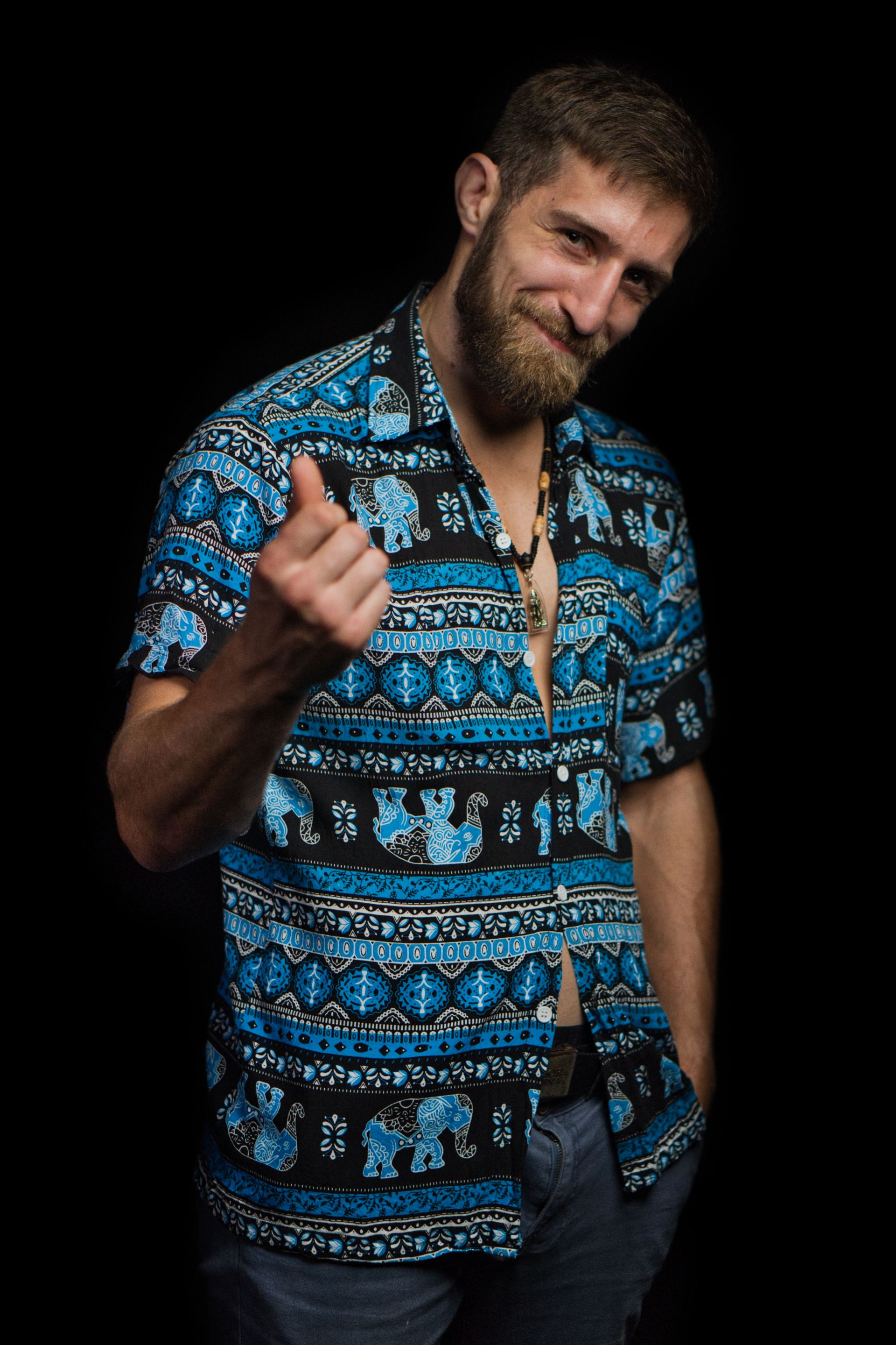 Jan Juříček a jeho paleta košil.