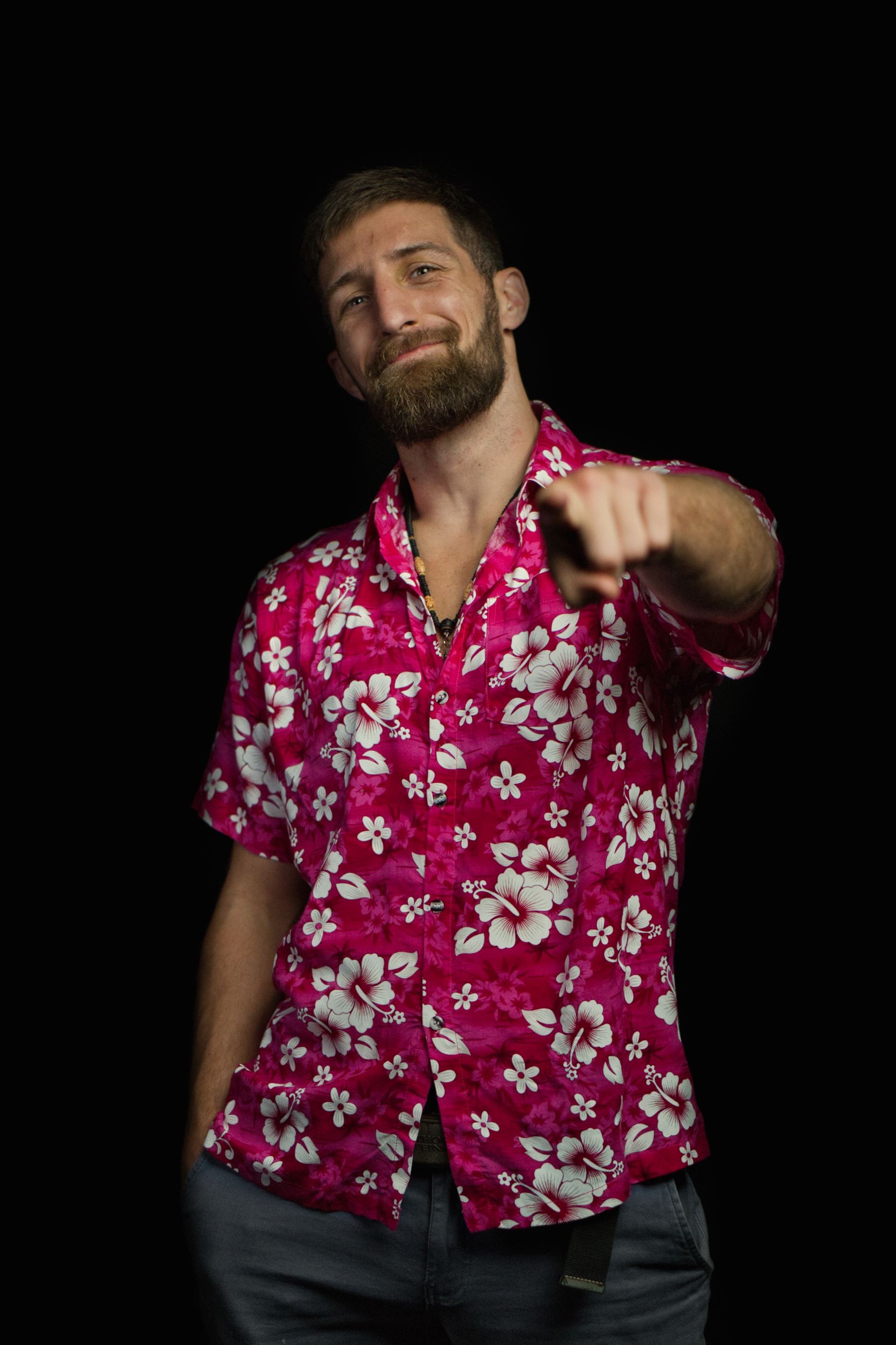 Jan Juříček a jeho paleta košil.