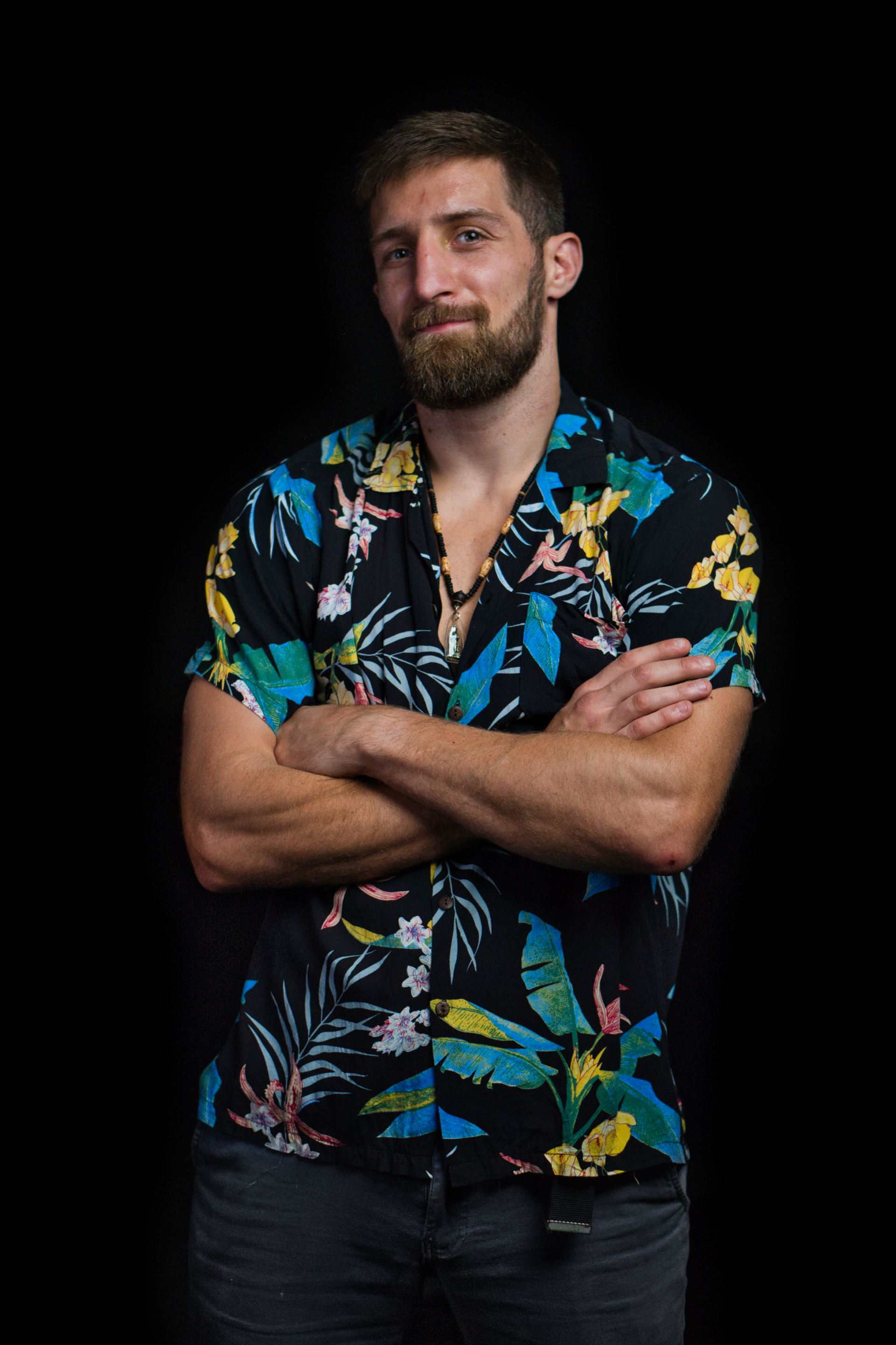 Jan Juříček a jeho paleta košil.