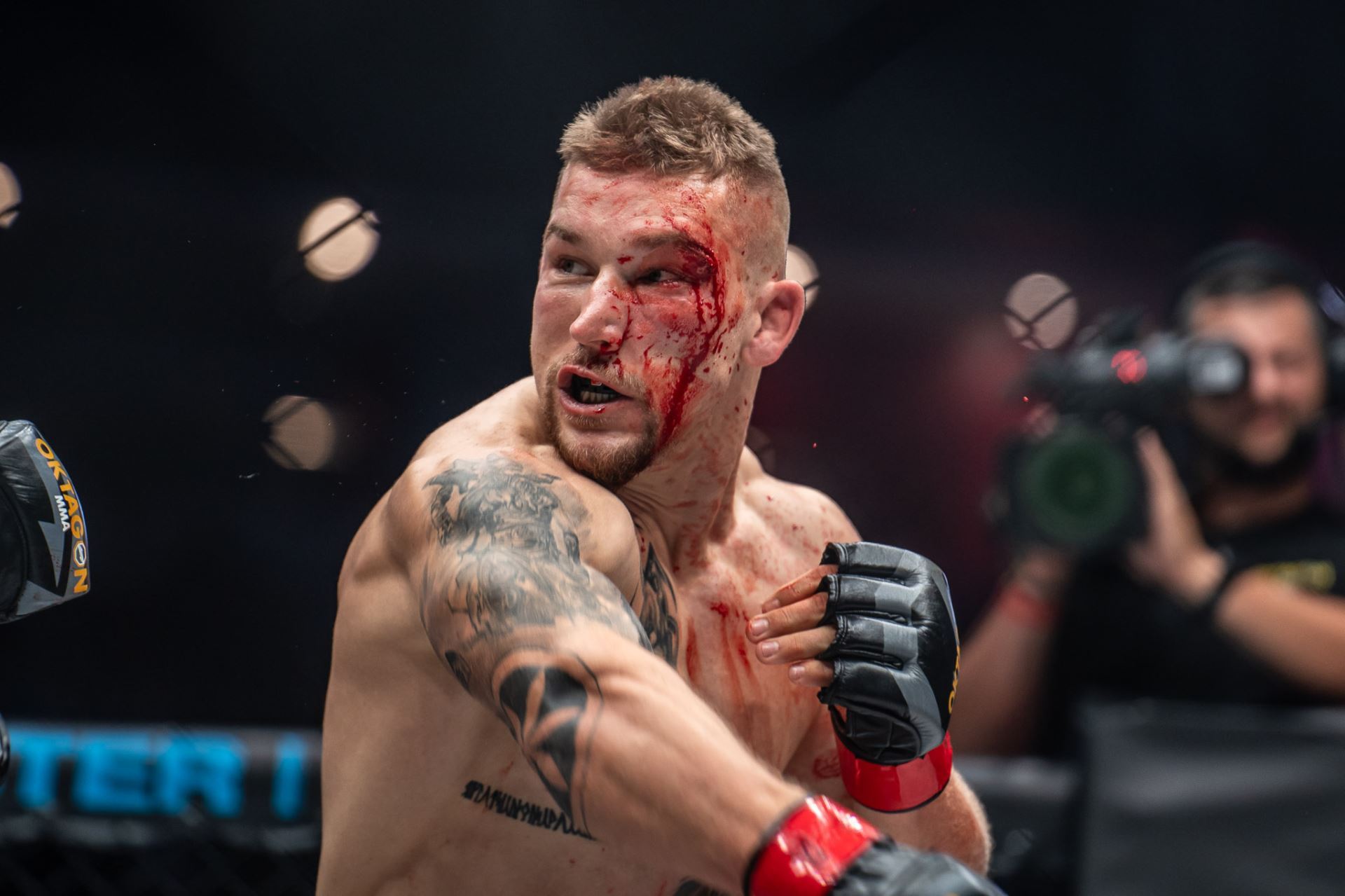 Marek Mazúch v boji.