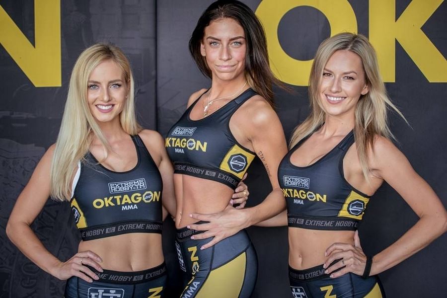 Své cage girls má také československá organizace OKTAGON MMA.