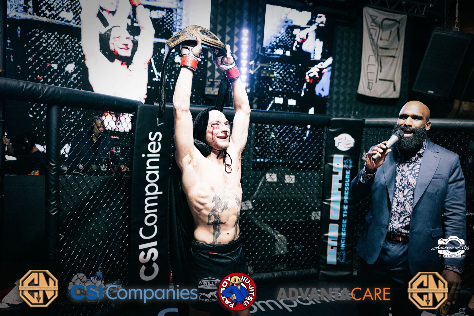 Jeremy Williams byl vidět na Combat Night MMA.