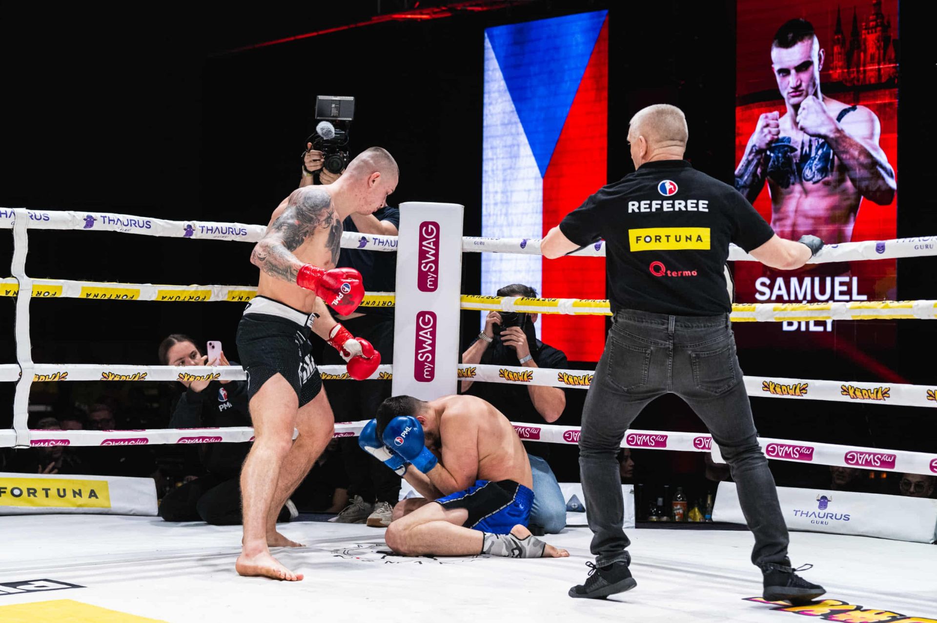 Samuel Bílý šel tvrdě za výhrou.