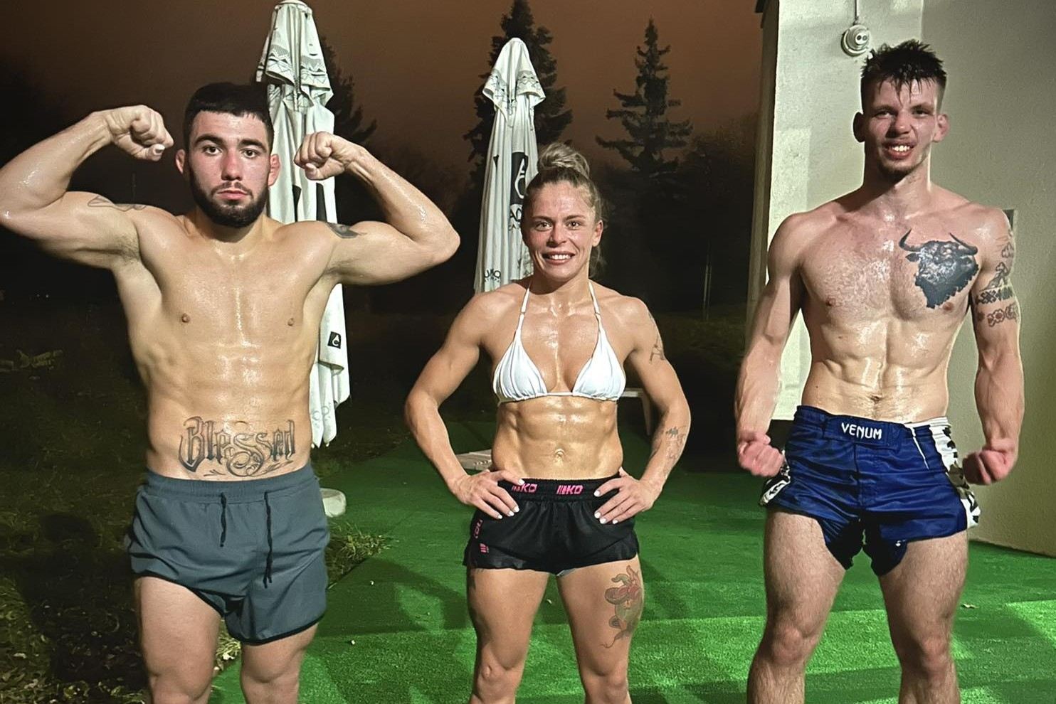 Gabriela Hristea a její forma před vážením.