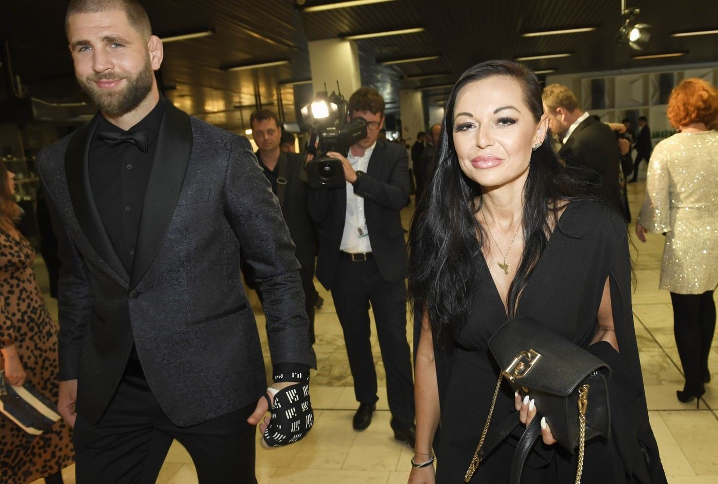 Jiří Procházka s přítelkyní Kamilou.