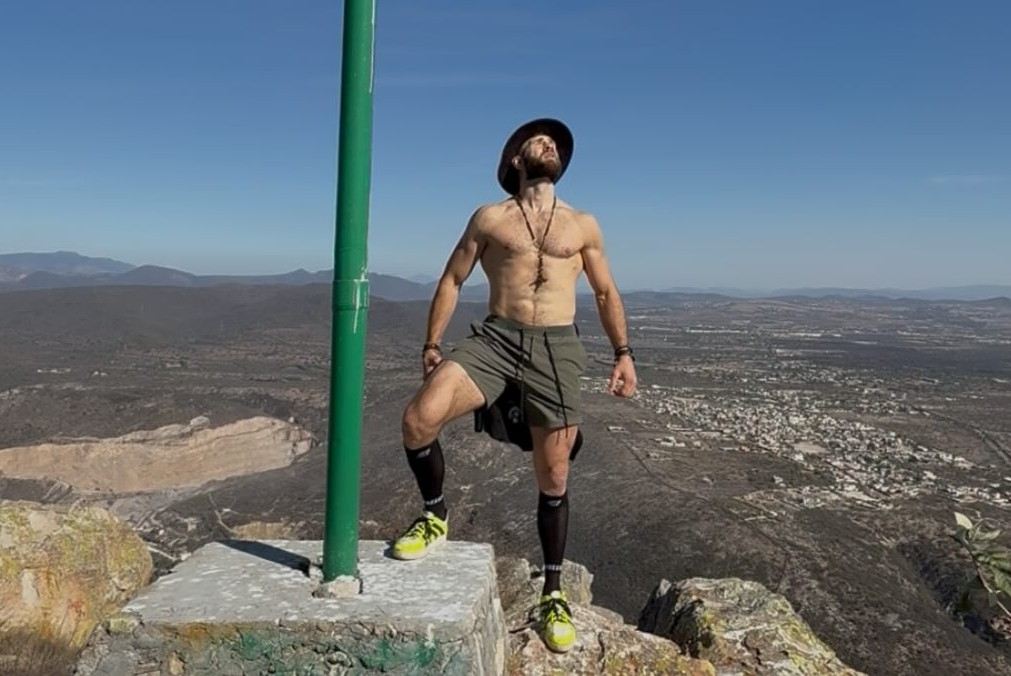 Jiří Procházka na kempu v Mexiku.