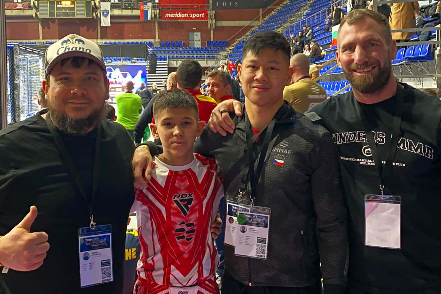 Vítězná sestava na ME.