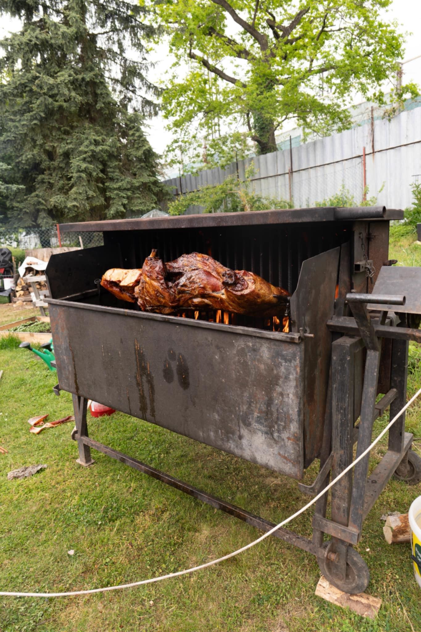Sobotní otevírání gymu v Benešově. Box a také hostina.