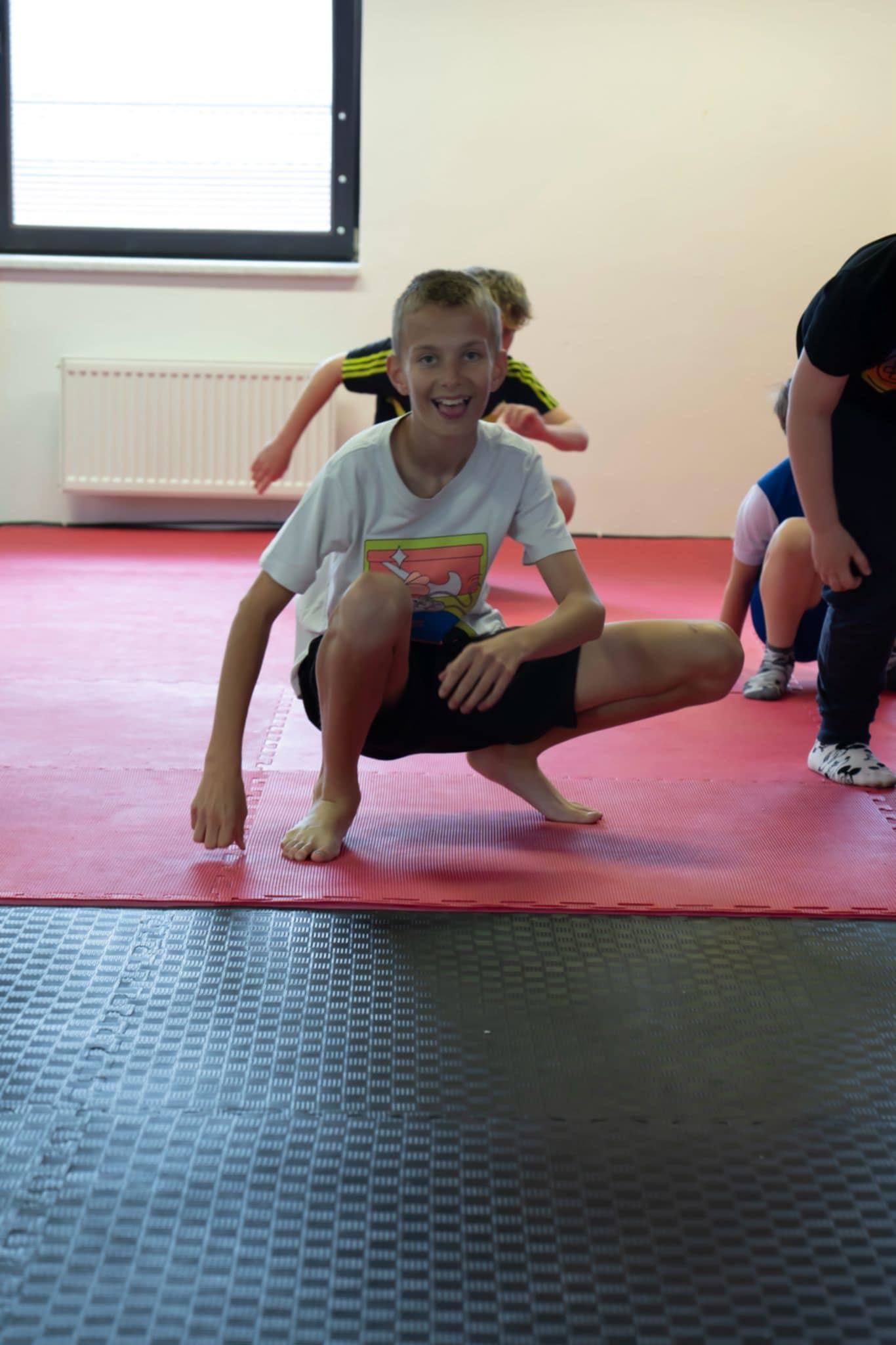 Sobotní otevírání gymu v Benešově. Box a také hostina.