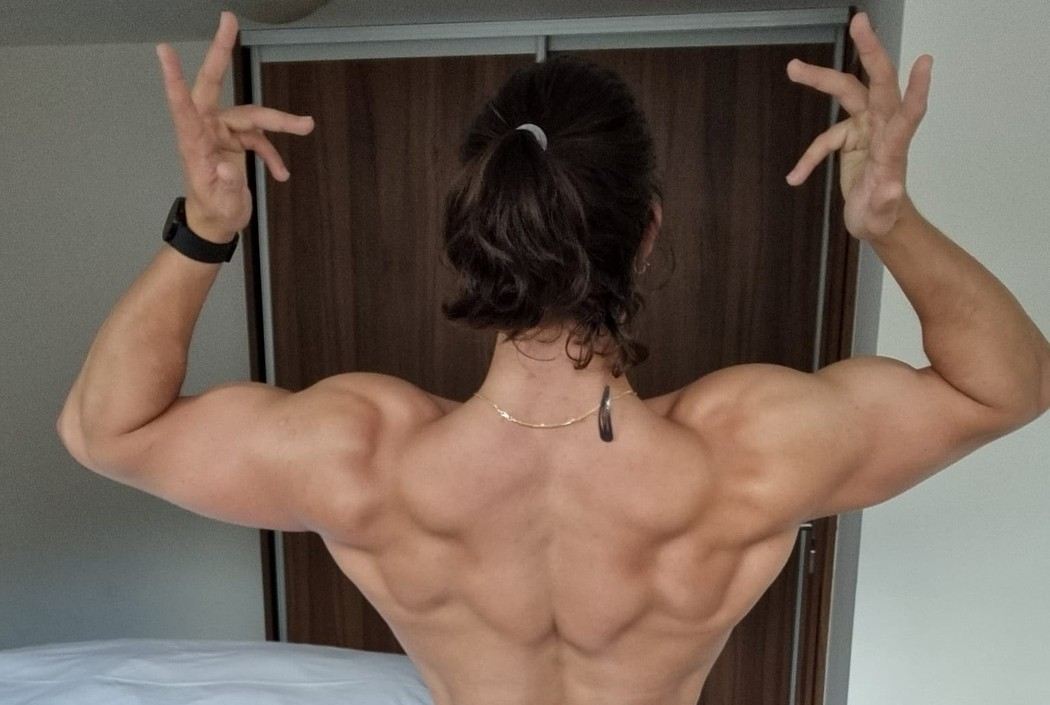 Fitness modelka Vladislava Galagan.
