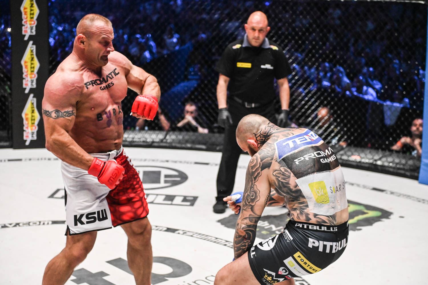 Mariusz Pudzianowski v akci.