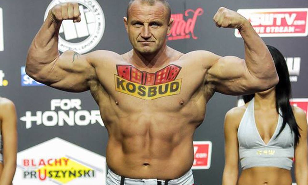 Mariusz Pudzianowski v akci.