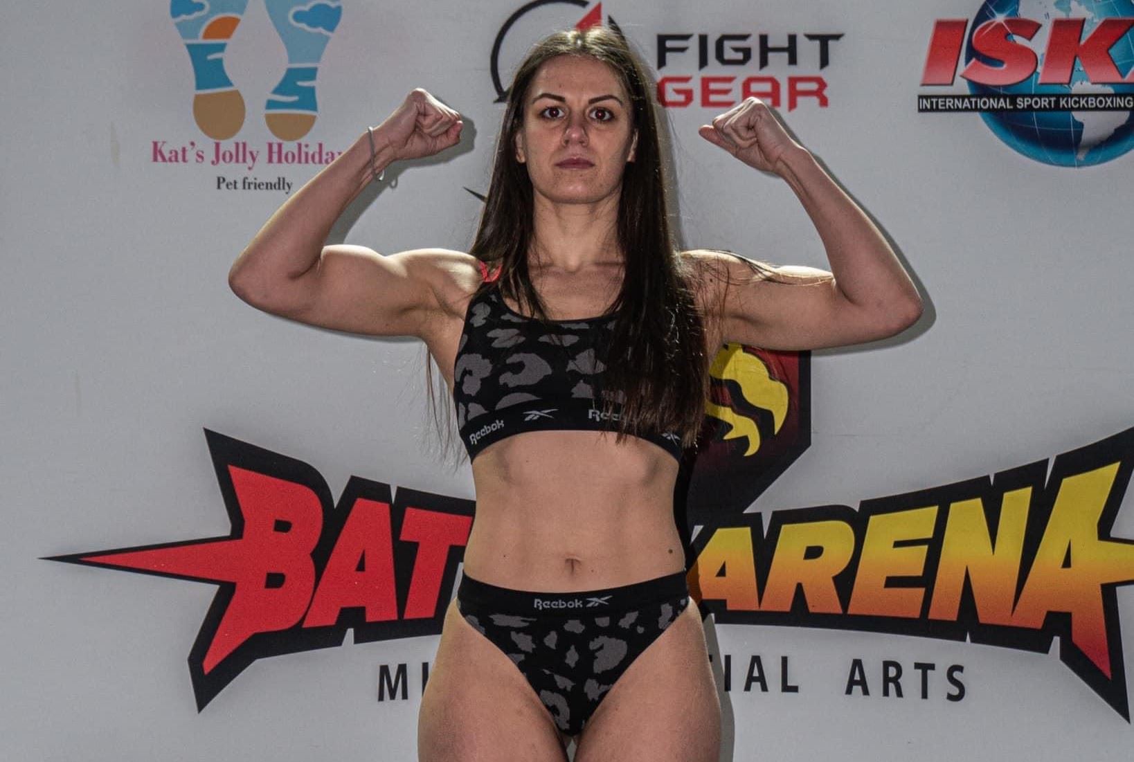 Alice Ardelean před zápasem pod organizací MMA Battle Arena.