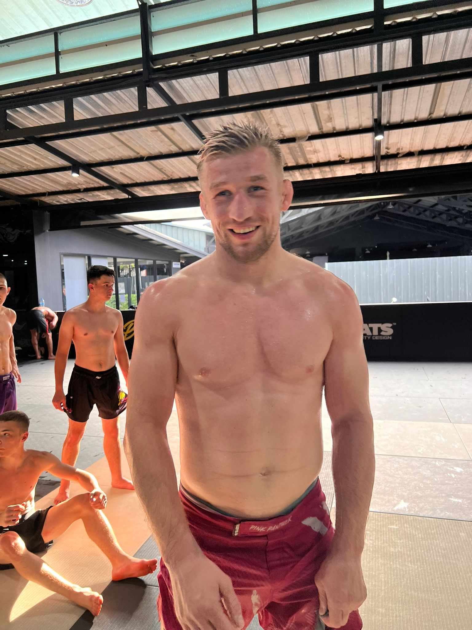 David Kozma na kempu.
