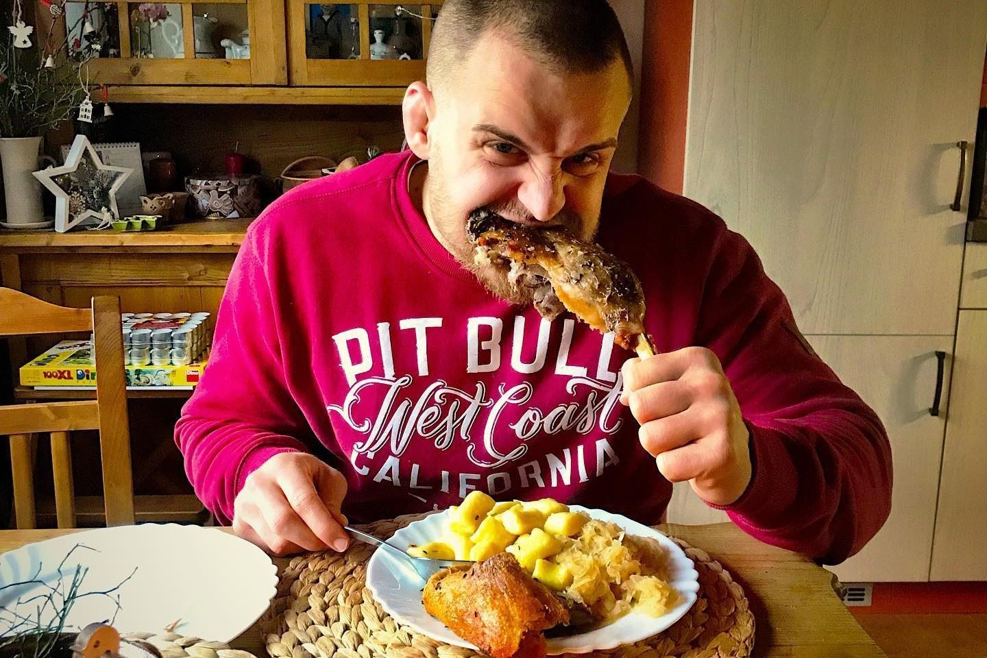 Patrik Kincl jídlo miluje.