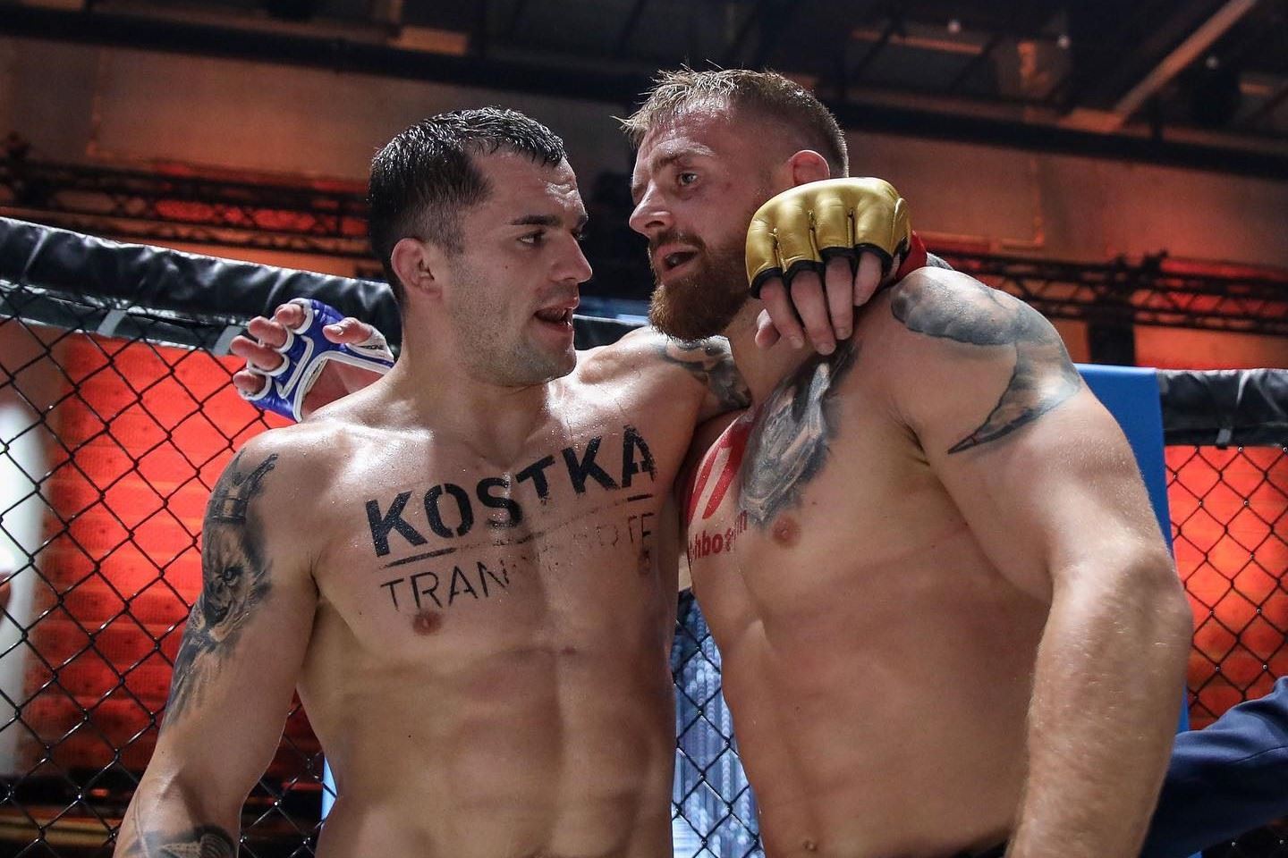 Pár minut po zápase. Roberto Soldič porazil v titulové bitvě Patrika Kincla.