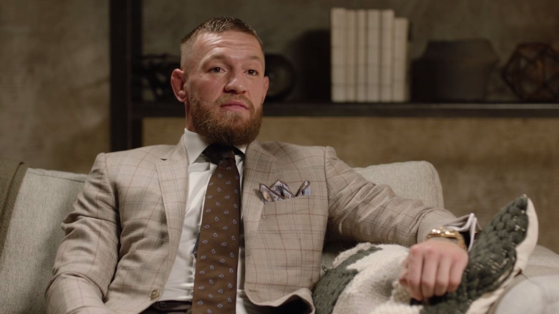 Conor McGregor při interview pro UFC.