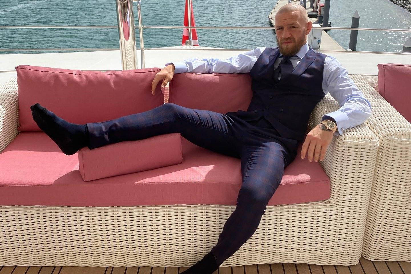 Milionář Conor McGregor zažil hodně. Teď se bude kochat novou a luxusní jachtou.  
