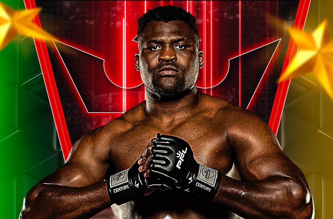 Francis Ngannou při představení v organizaci PFL MMA.