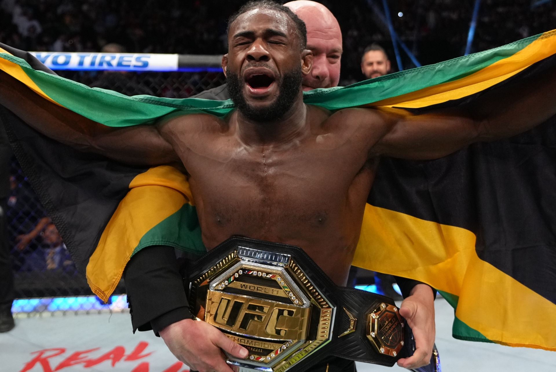 Aljamain Sterling, šampion. 