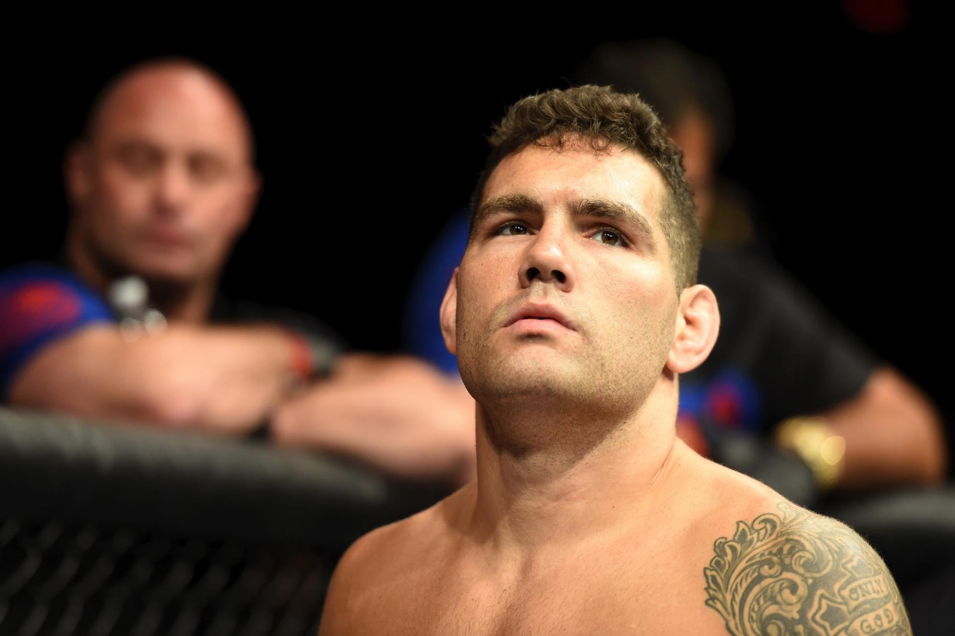 Chris Weidman už zažívá lepší chvíle po hrozivém zranění. 