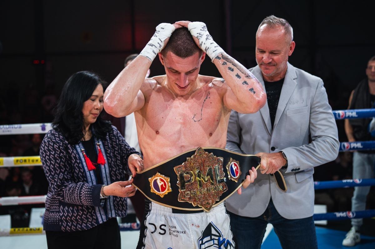 Šampion PML Adrián Ertel.