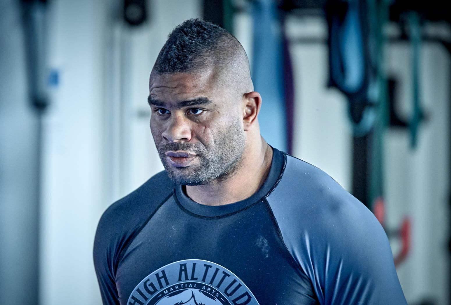 Overeem trénoval také v pražském Penta gymu.