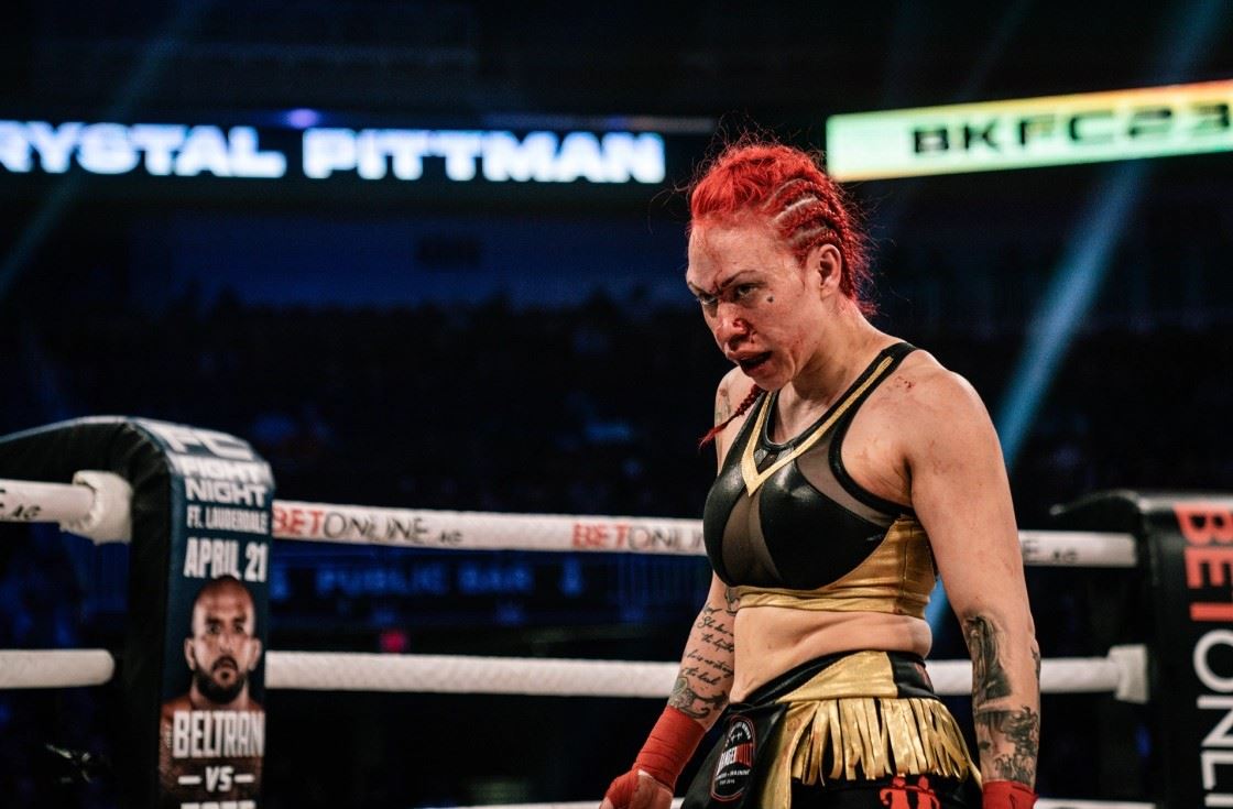 Crystal Pittman je součástí slavné organizace BKFC.