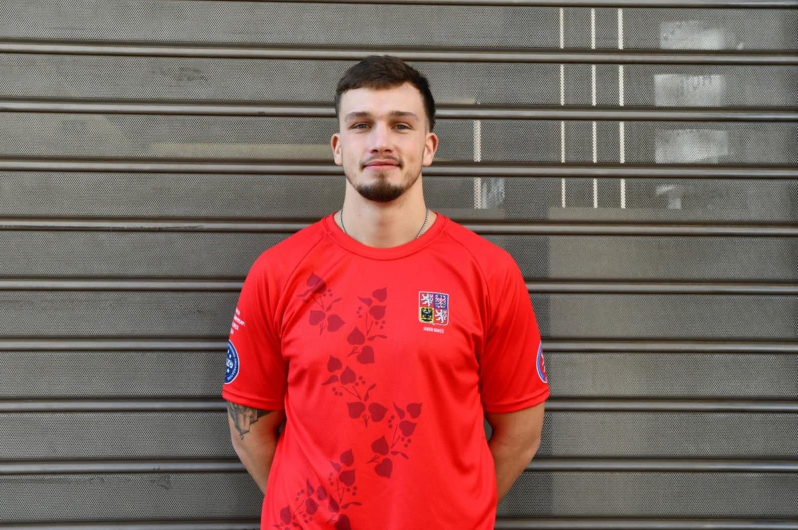 Český reprezentant před bojem. 