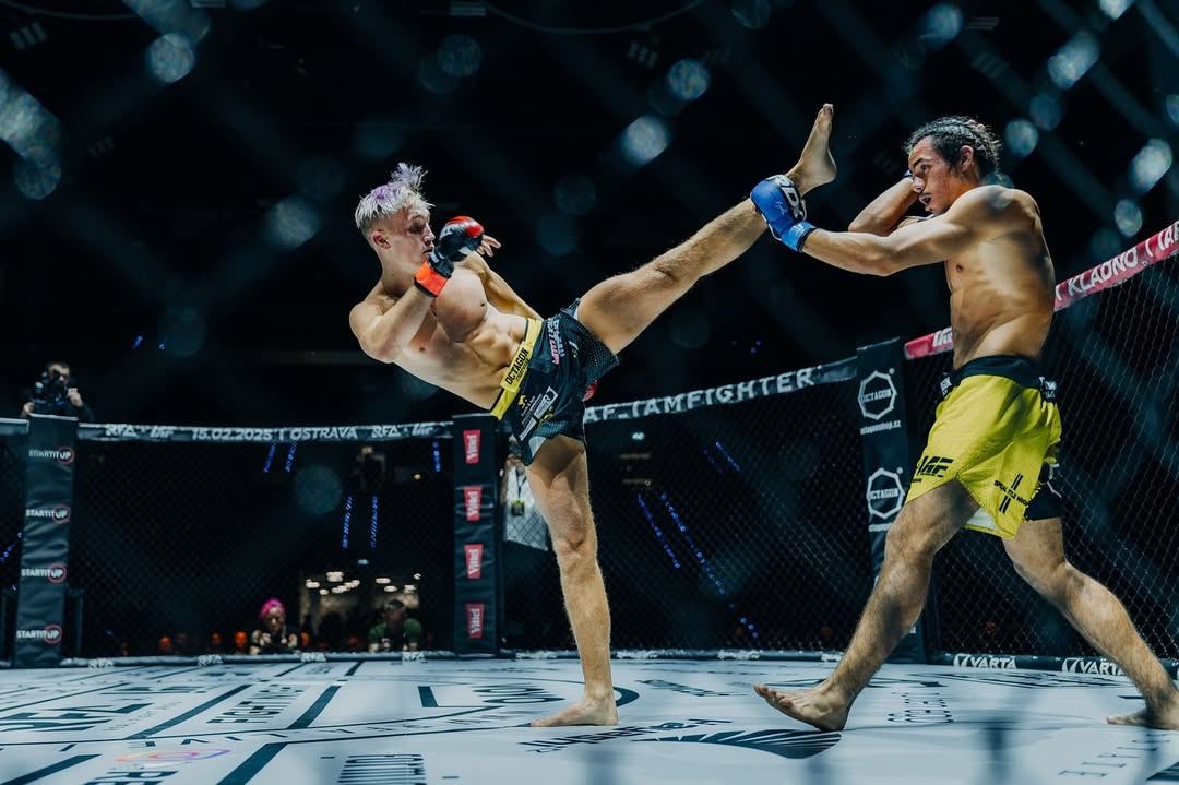 Tobiáš Barták v akci.