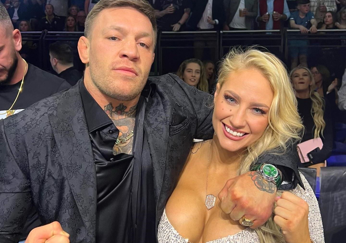 Ebanie Bridges a Conor McGregor.