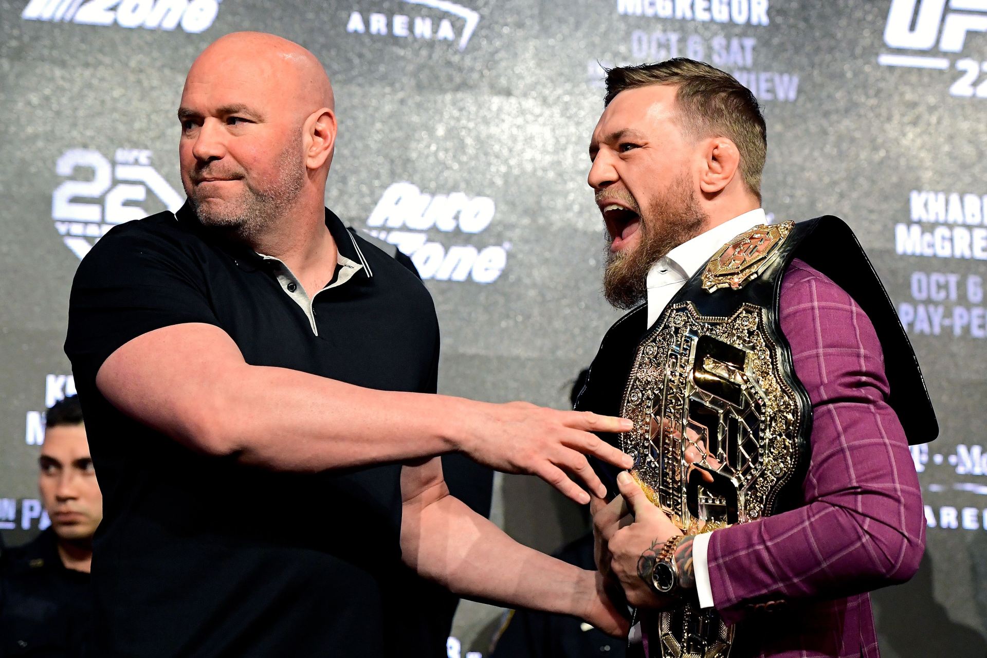 Dana White a Conor McGregor.