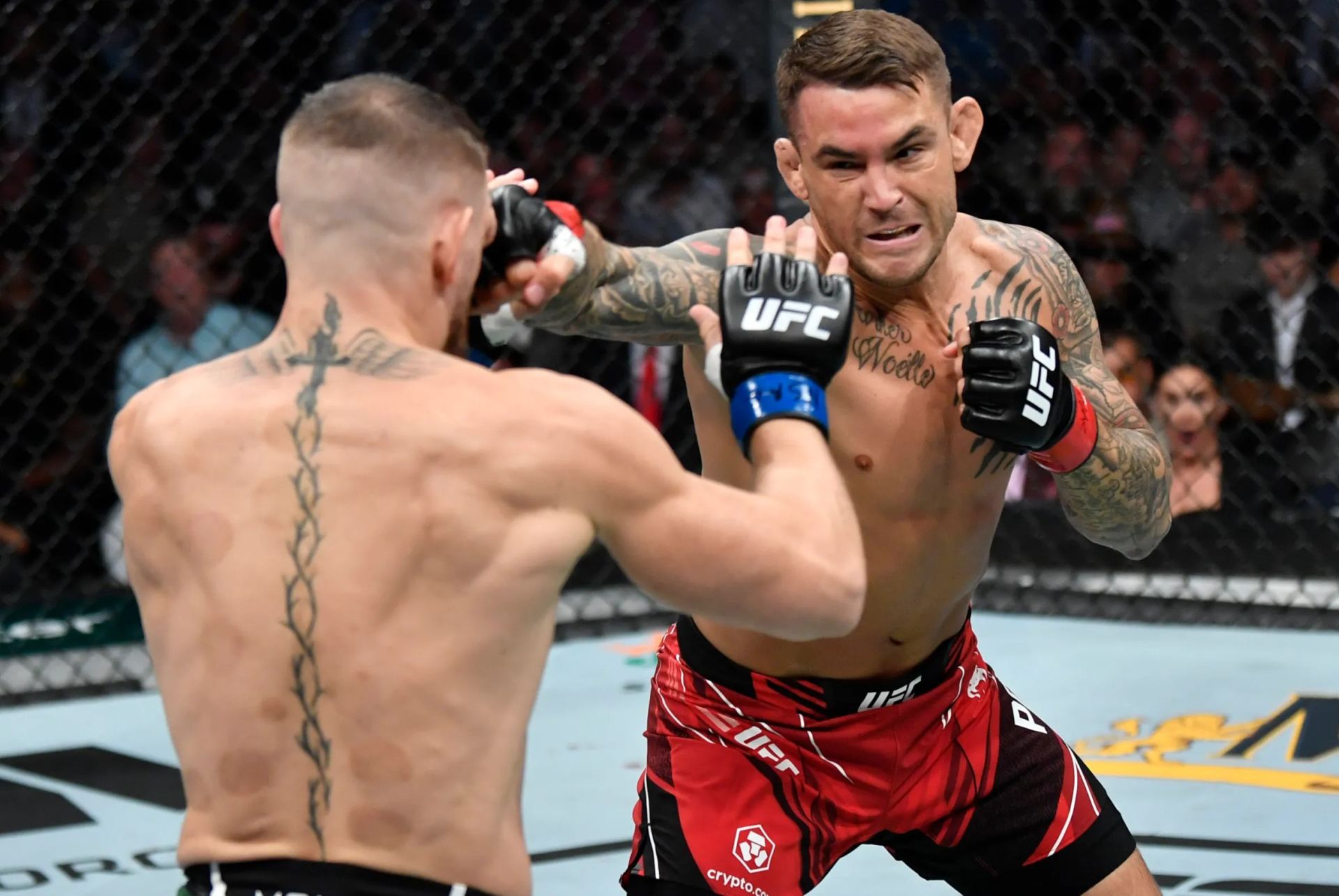Dustin Poirier trefuje.