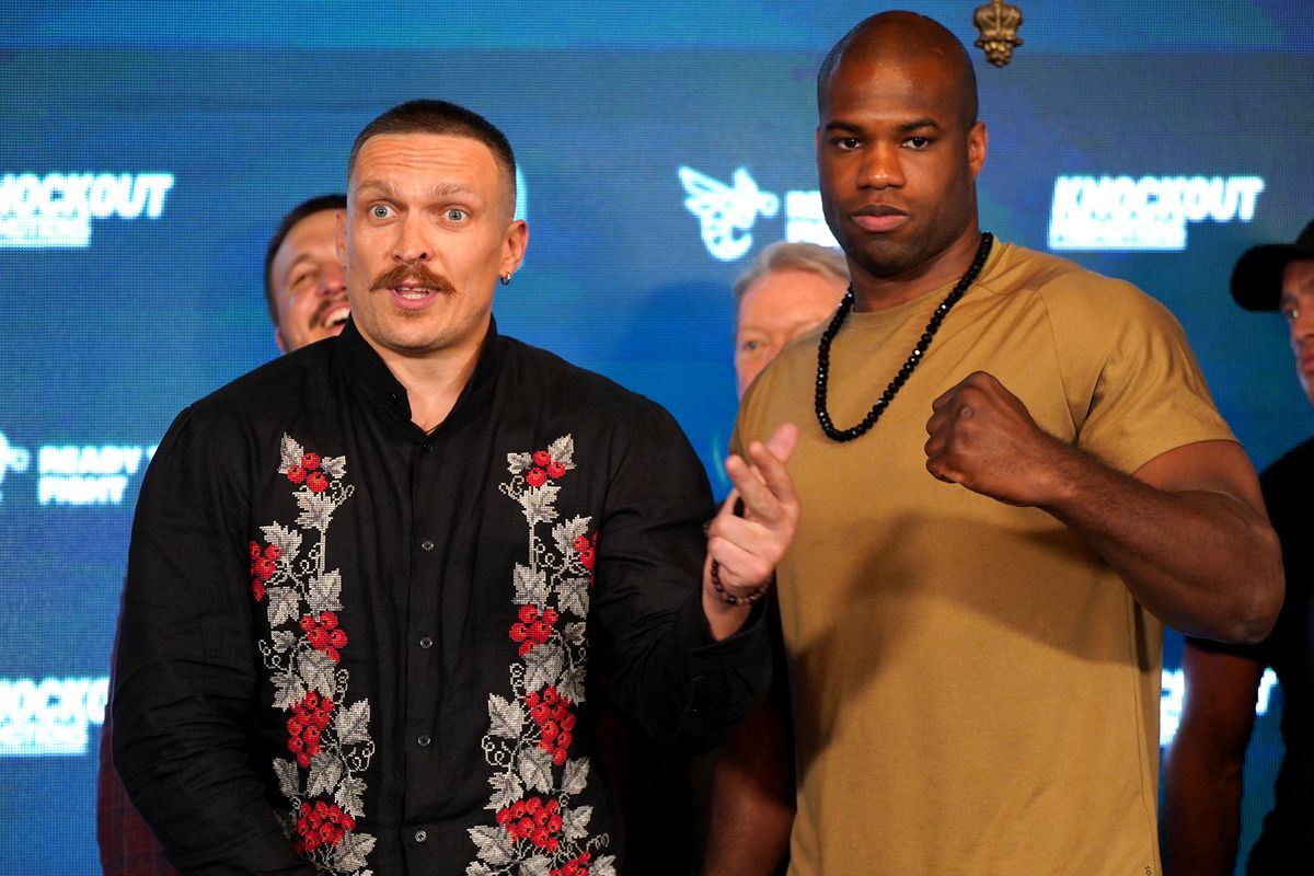 Oleksandr Usyk a Daniel Dubois.